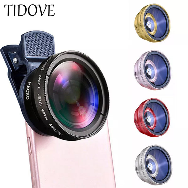 TIDOVE 2 IN 1 Lens Universal Clip 37mm