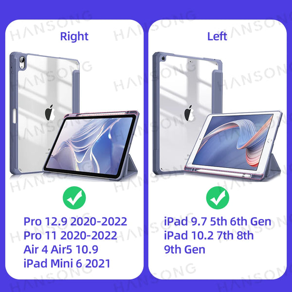 For iPad case 2021 Mini 6 Pro 11 9th Generation