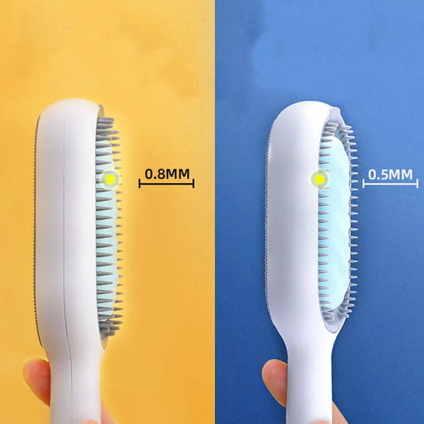 Double sided hair removal brushes 