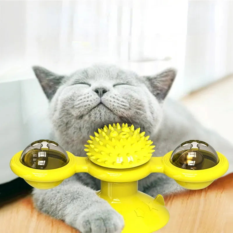 Windmill Cat Toy Interactive Pet Toys for Cats Puzzle
