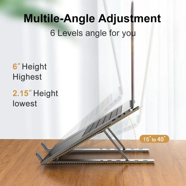 adjustable and portable laptop stand | Widgetbud