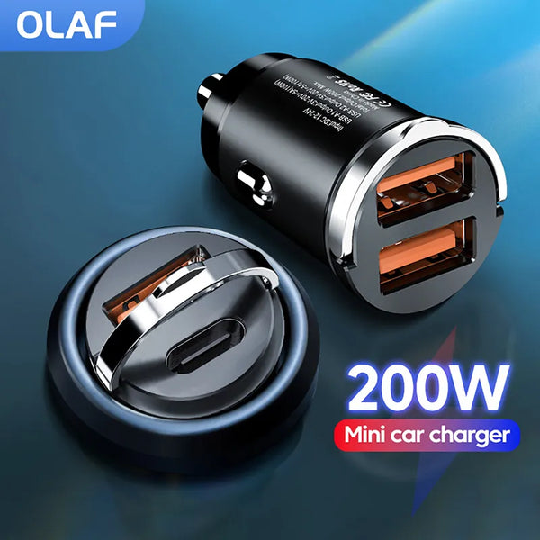 Olaf Pull Ring 200W USB C Car Charger