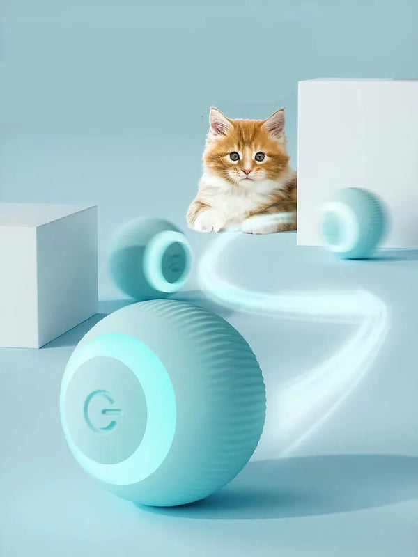 automatic rolling ball cat toy