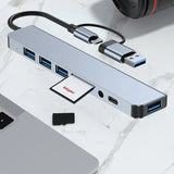 8-IN-2 USB HUB 3.0 USB C HUB