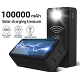 Solar Power Bank 100000mAh Solar Charging