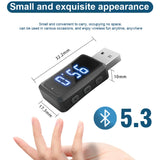 Car Bluetooth 5.3 FM02 Mini USB Transmitter Receiver