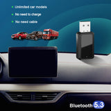 Car Bluetooth 5.3 FM02 Mini USB Transmitter Receiver