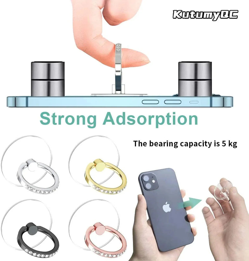 Diamond Cell Phone Ring Holder Stand