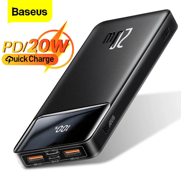 Baseus Power Bank 20000mAh Portable Charger