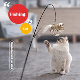  interactive bird simulation cat toy set