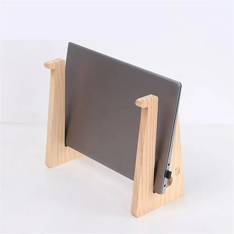 wooden laptop holder  | Widgetbud