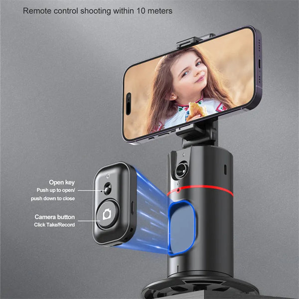 360 Rotation Gimbal Stabilizer Selfie Stick